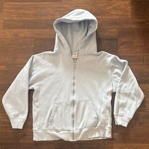 PINK Women’s Light Blue Zip Up Hoodie